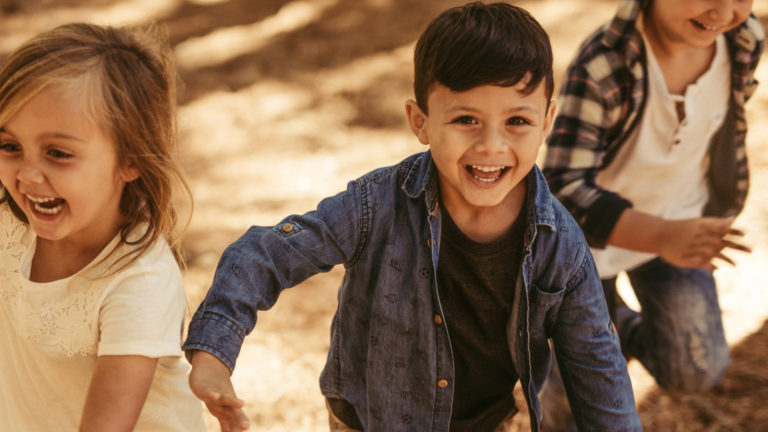 children playing